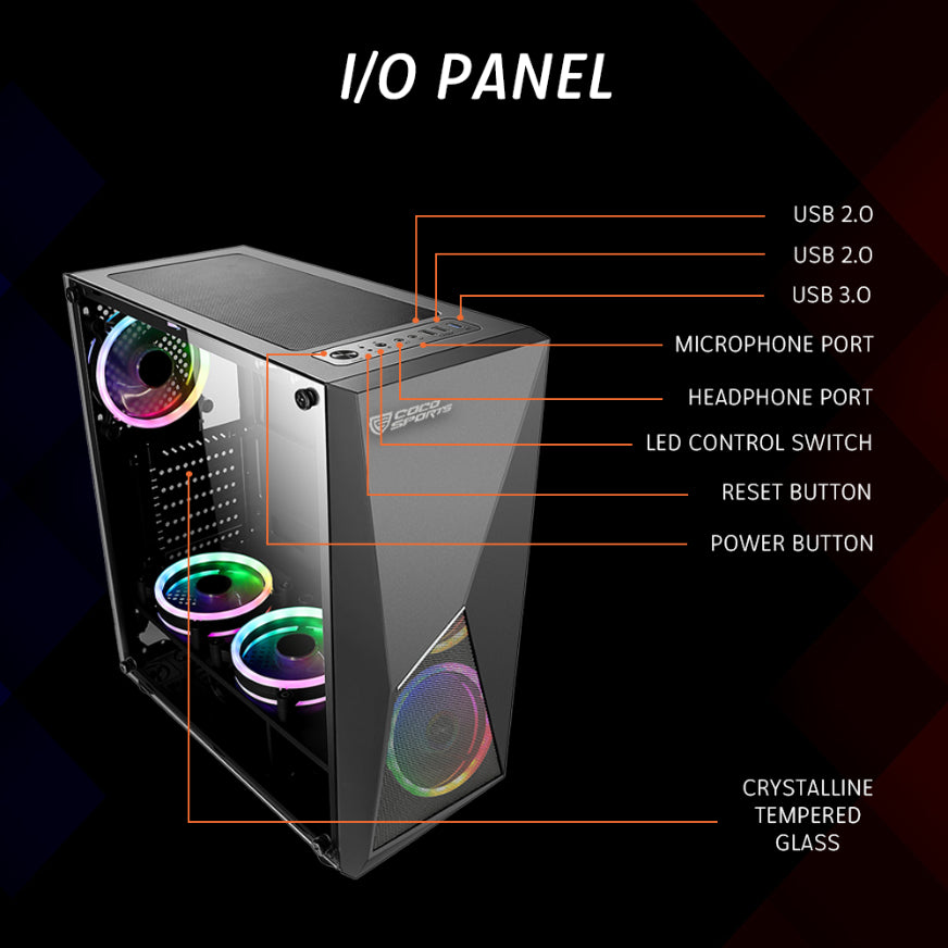 X4 Mid-Tower ATX Gaming Cabinet
