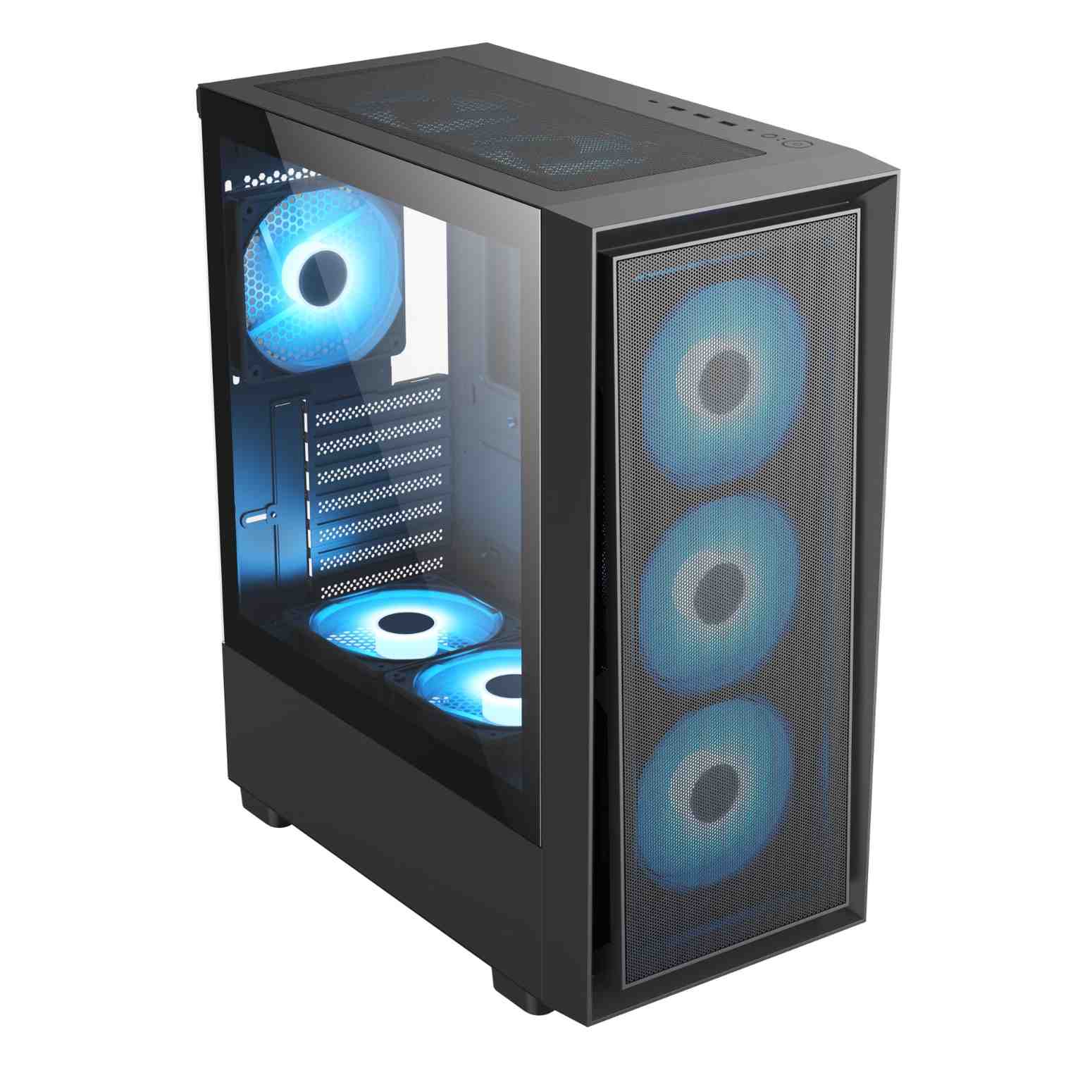 Rampage 3000D Gaming Cabinet (EATX-Black)