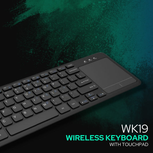 Bravo 2.0 Wireless + Bluetooth Keyboard with Touchpad, True Scissor Keys