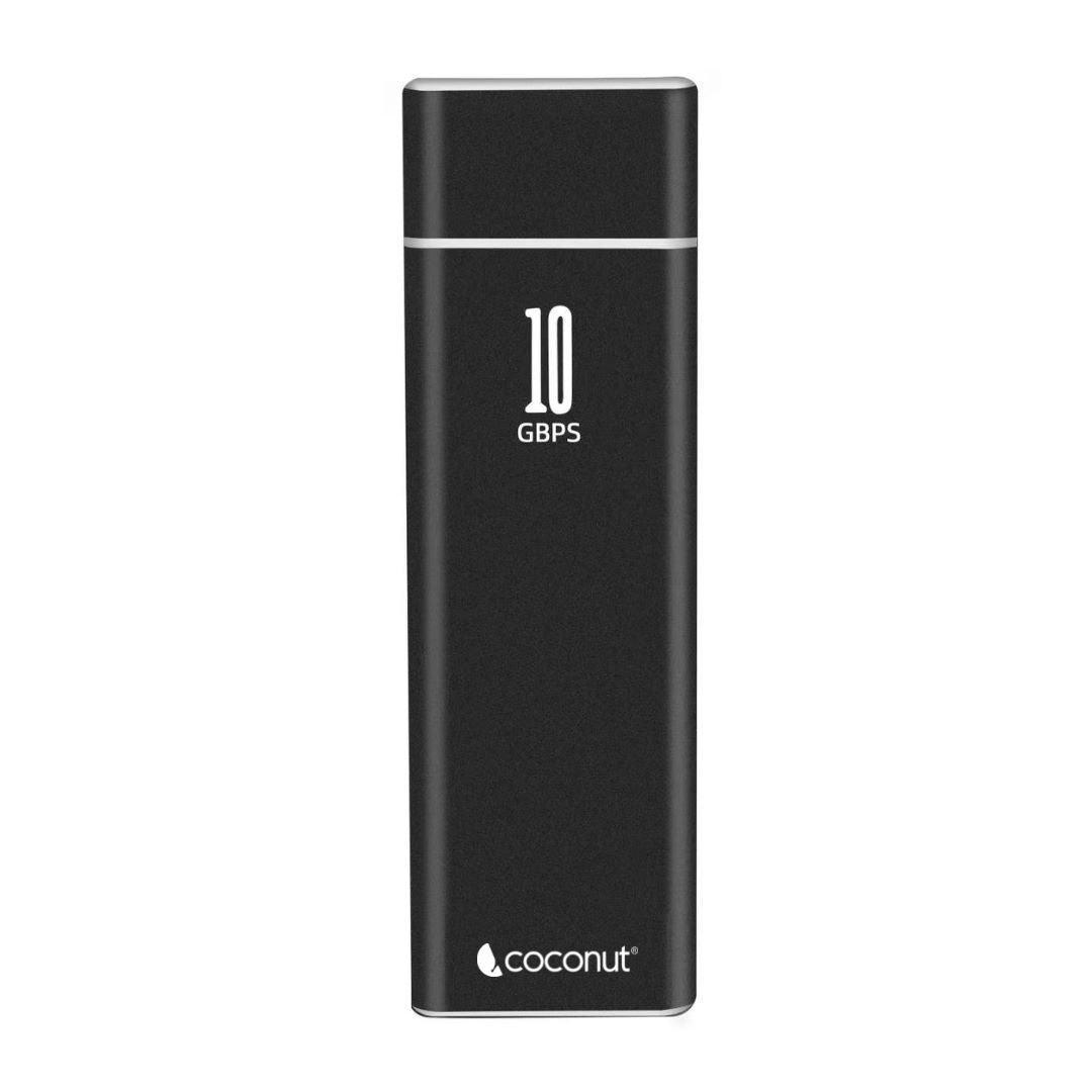 SC12 M.2/NVMe SSD case with premium metal body, USB 3.1 speeds