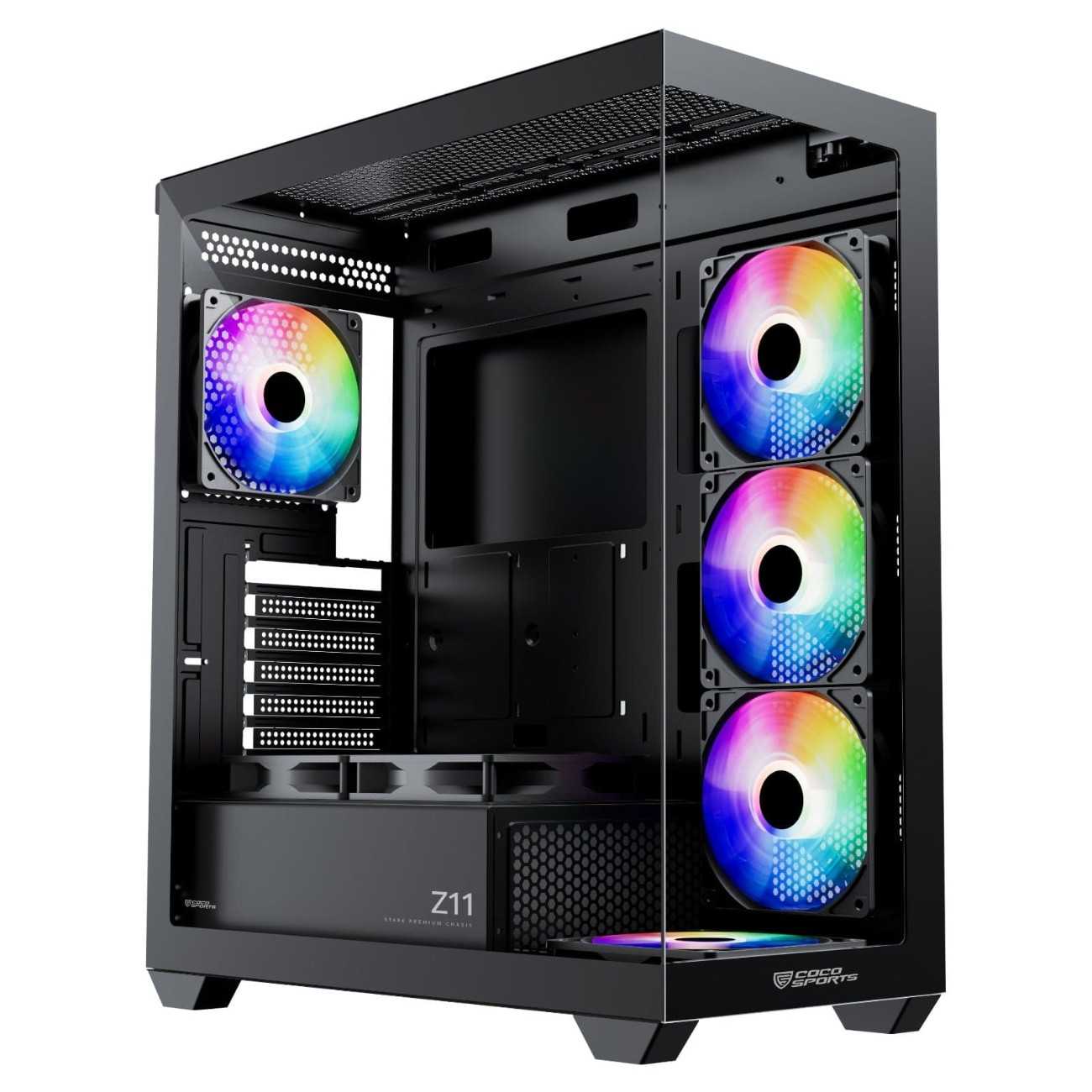 STARK Z11 Premium Gaming PC Case with aRGB Fans