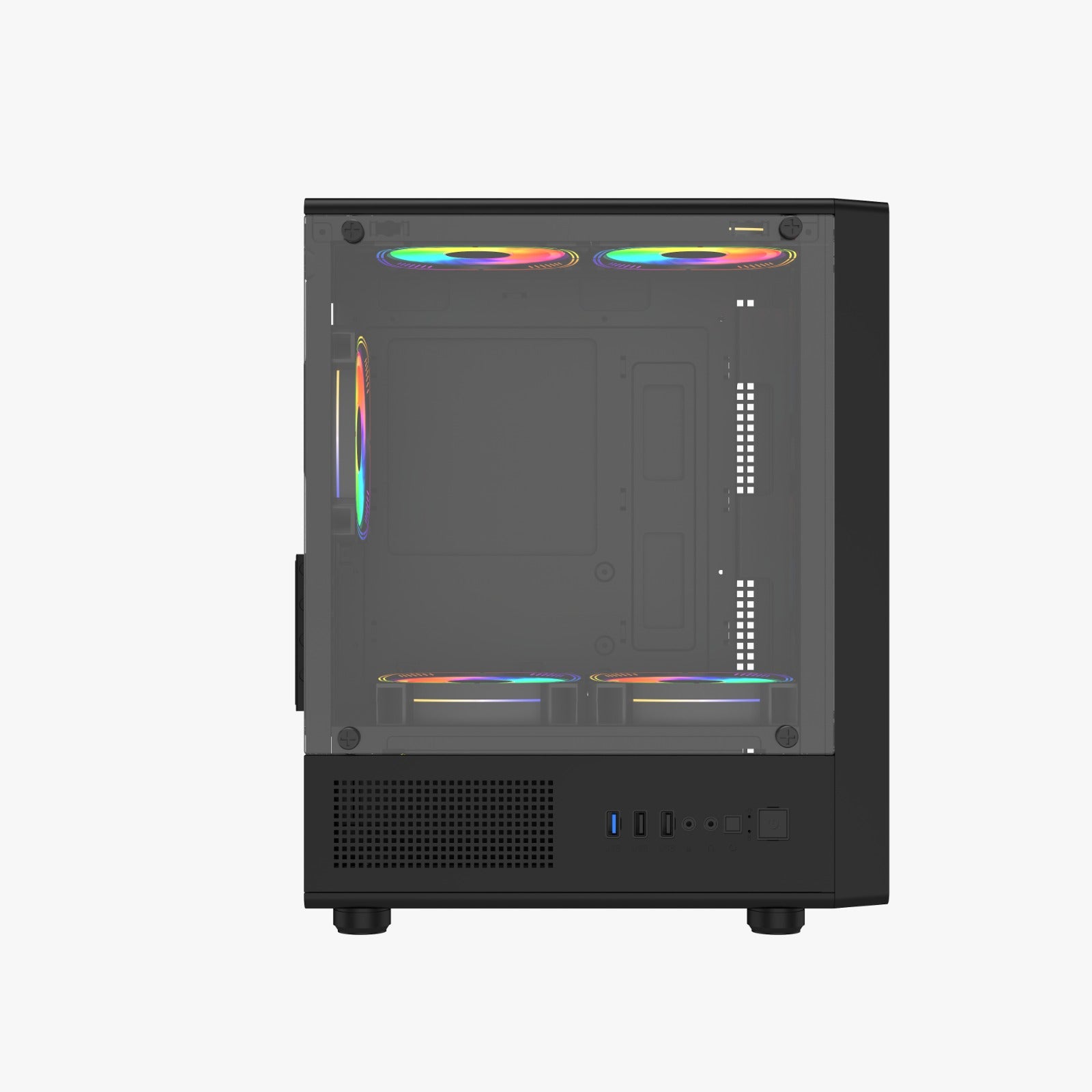NOVA X770 Compact Computer Cabinet with Handle & Type C