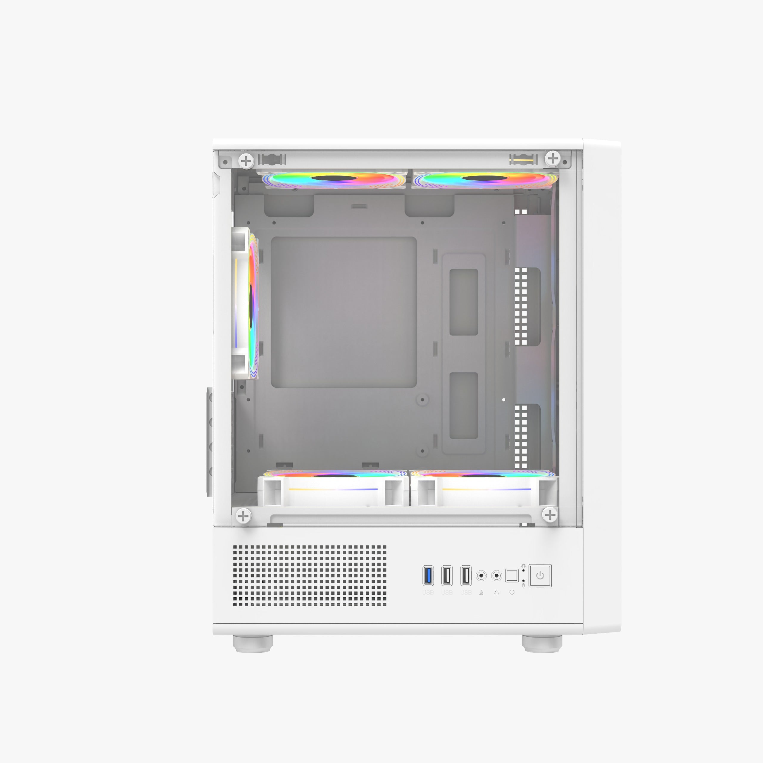 NOVA X770 Compact Computer Cabinet with Handle & Type C
