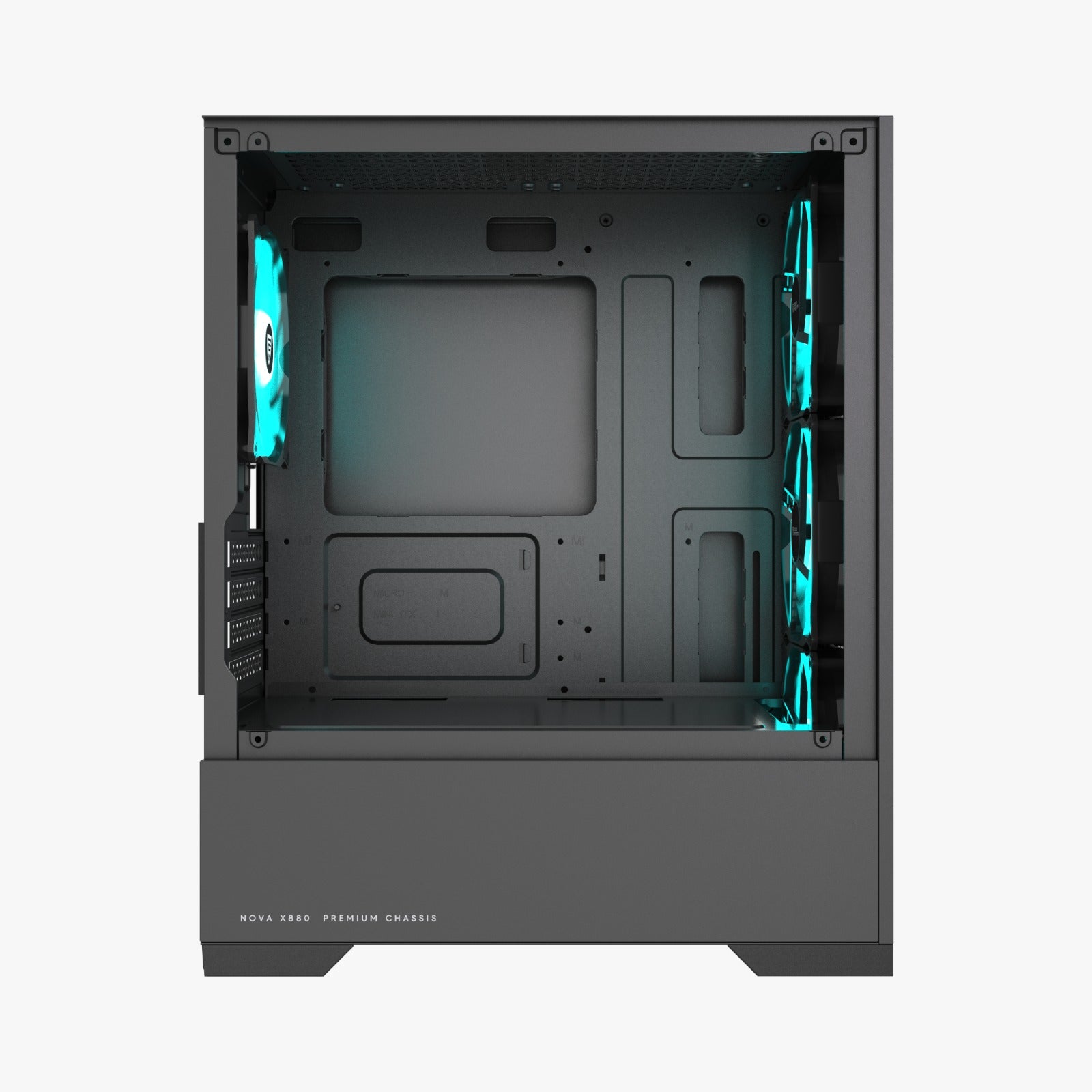 NOVA X880 Gaming Computer Case with 4 aRGB Fans