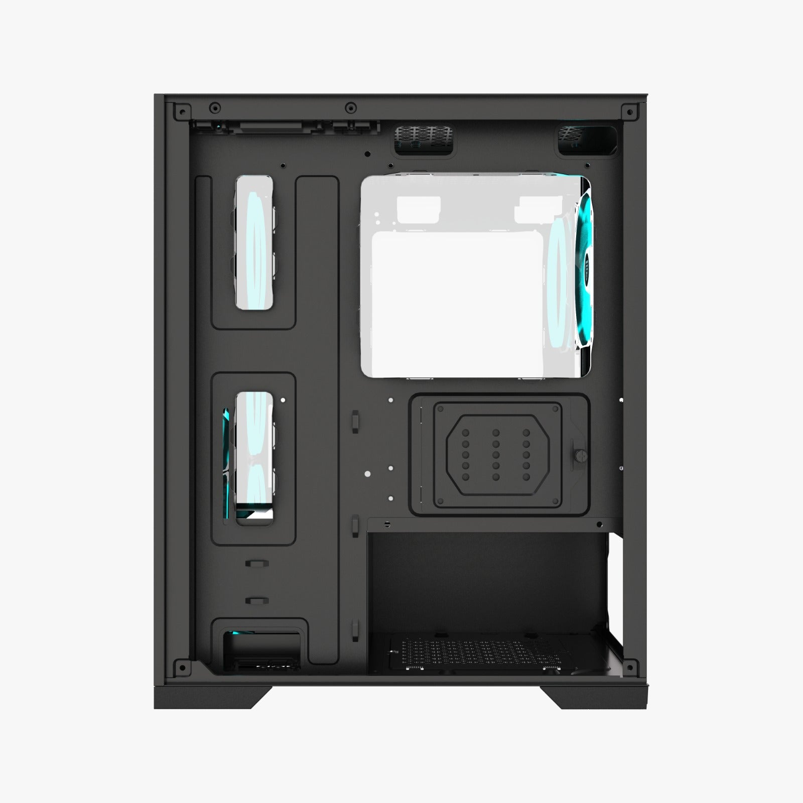 NOVA X880 Gaming Computer Case with 4 aRGB Fans