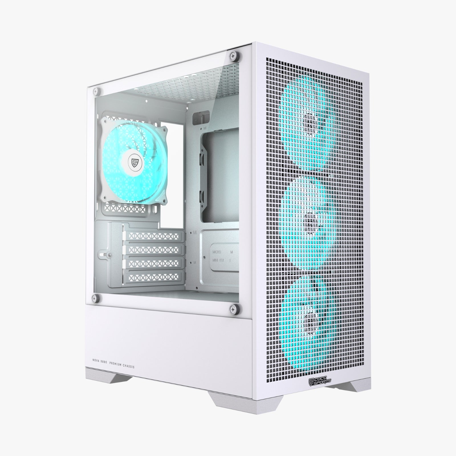 NOVA X880 Gaming Computer Case with 4 aRGB Fans