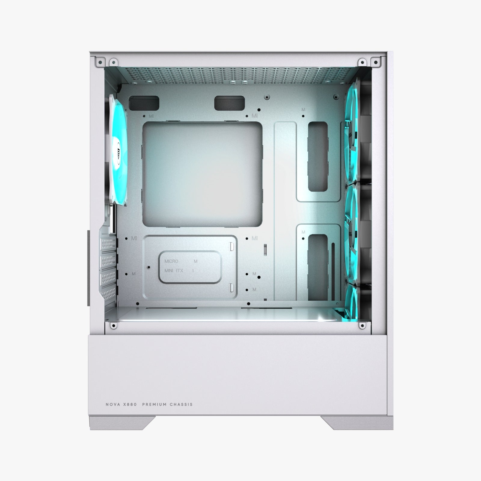NOVA X880 Gaming Computer Case with 4 aRGB Fans