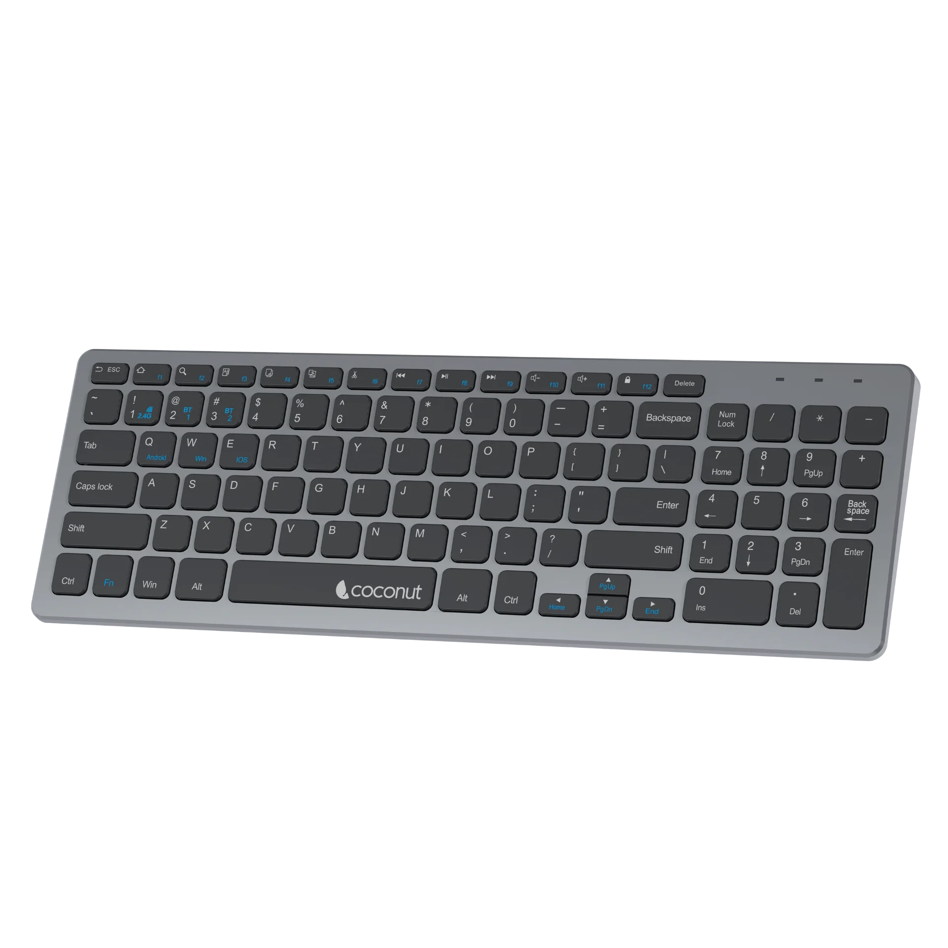 Wonder 2.0 Multi-Device Wireless Keyboard, sleek and versatile design