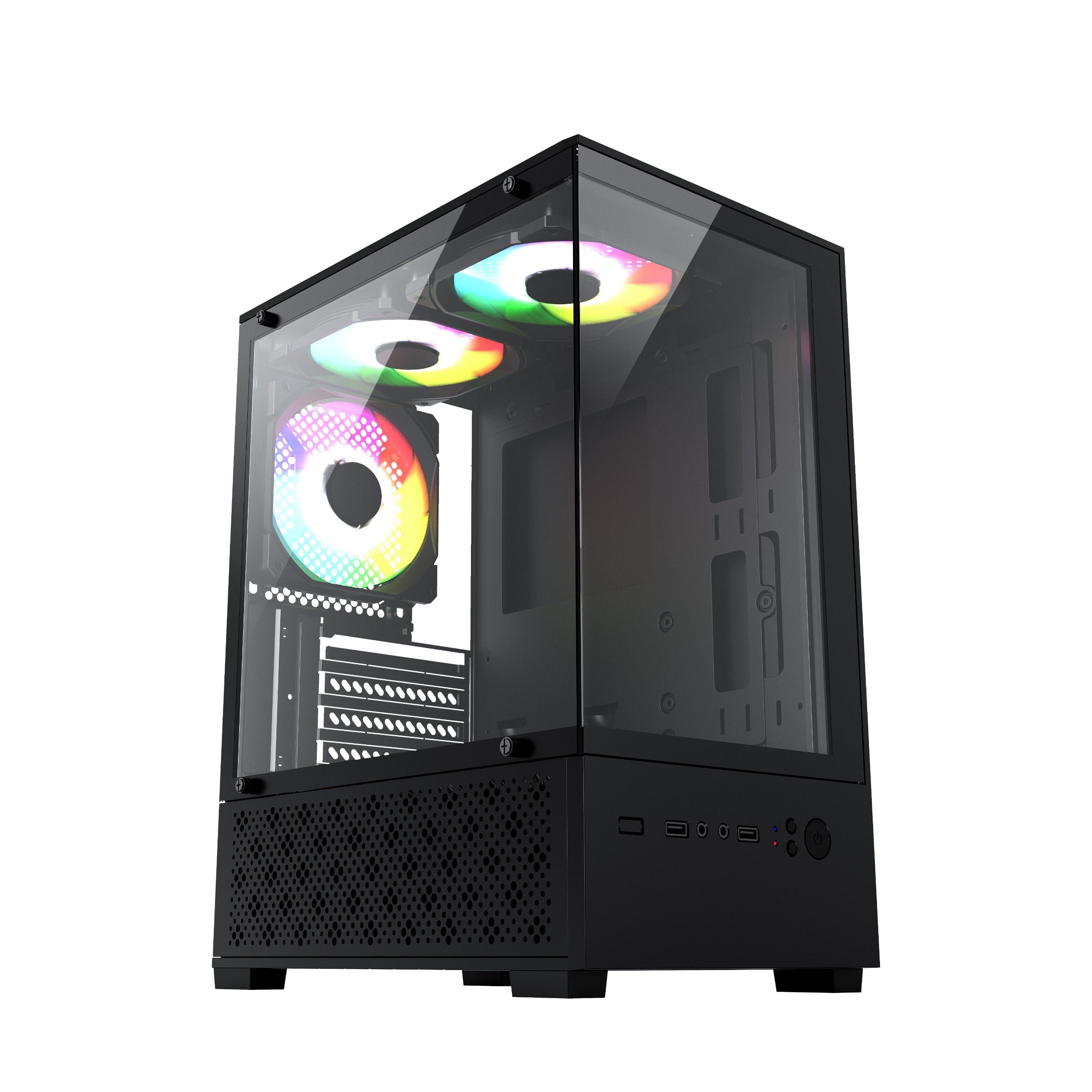 Atom V300 Premium RGB Gaming Cabinet with Tempered Glass