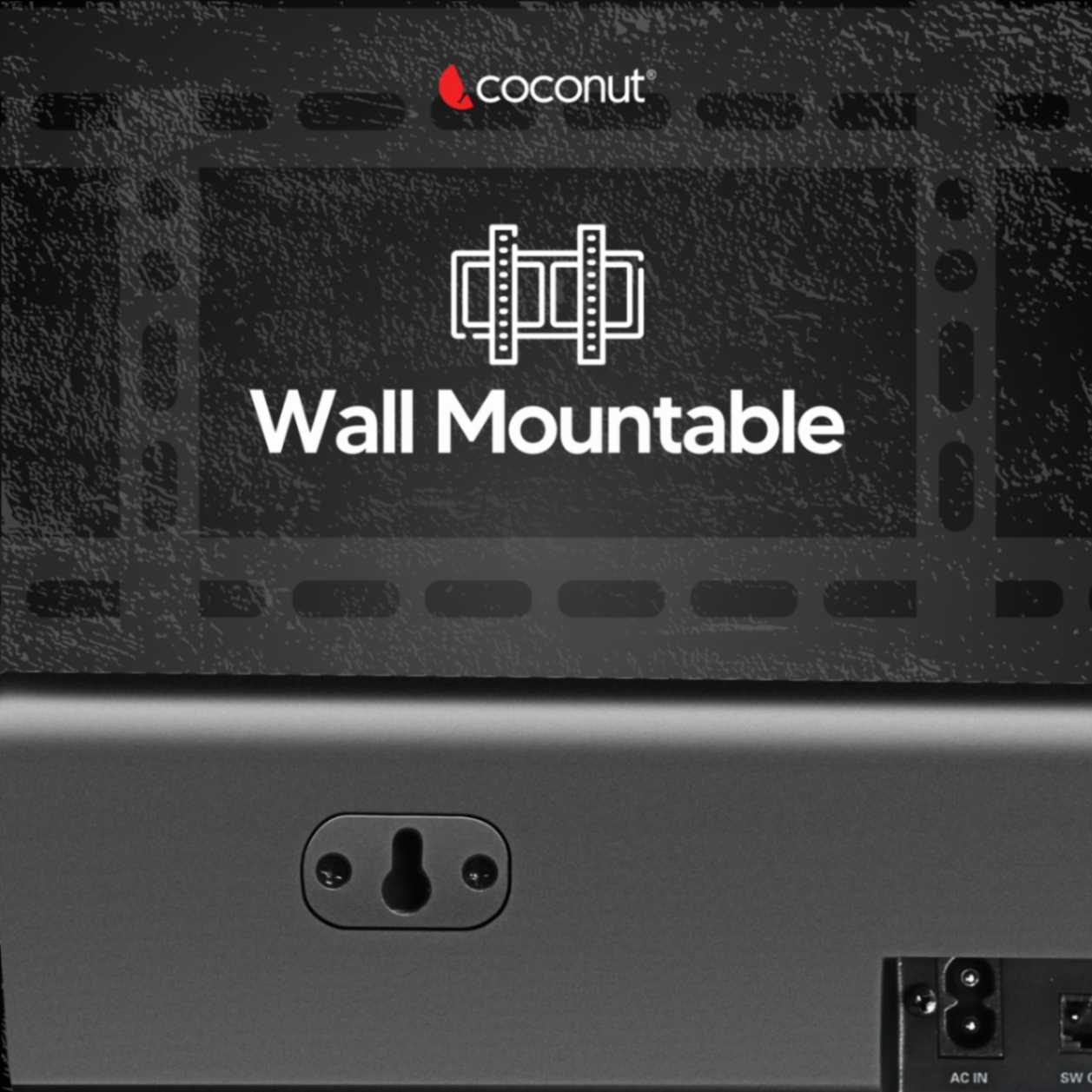 Diva 120W Wireless Sound Bar with Woofer, multiple inputs, loud speakers