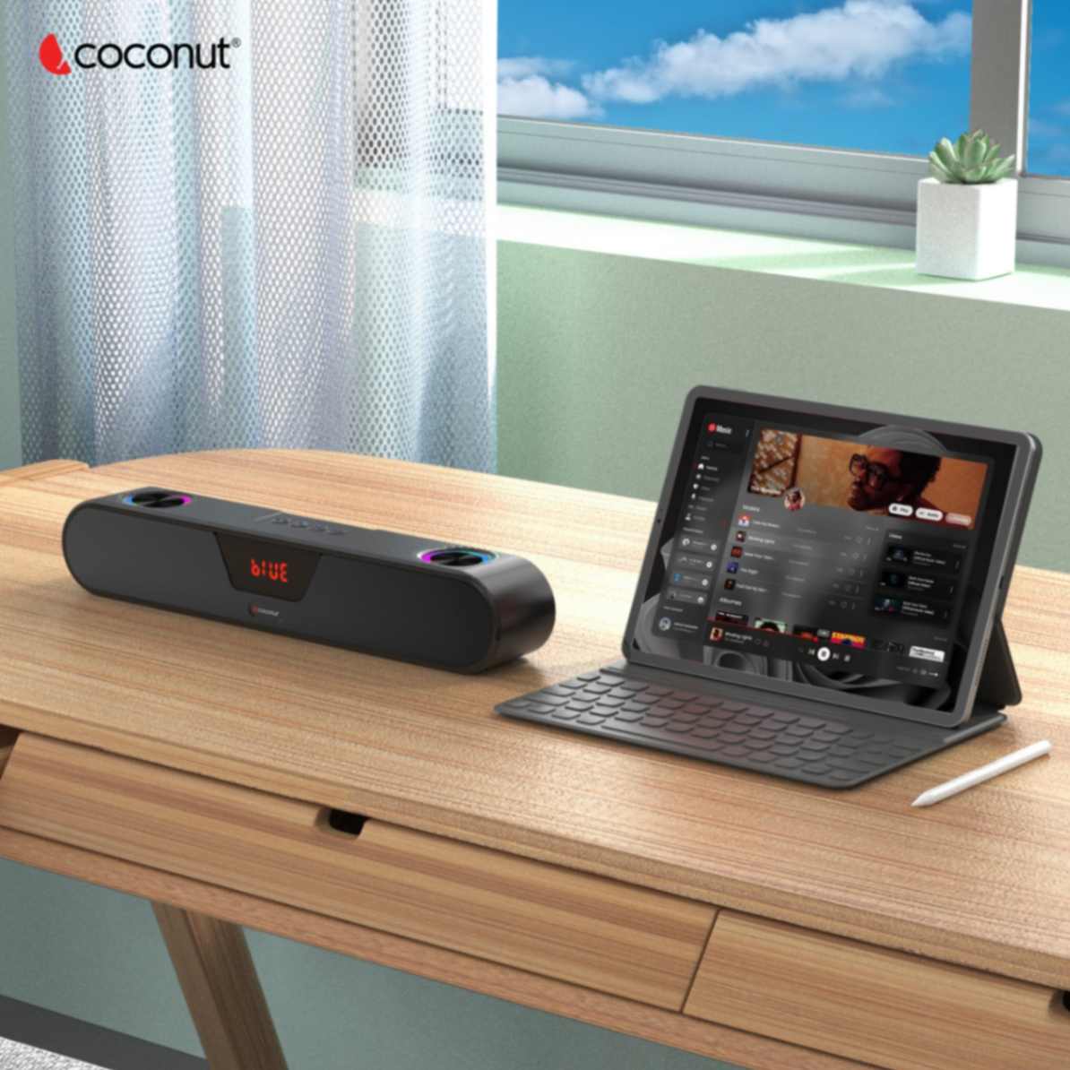 Octave RGB 16W Wireless Sound Bar with True RGB Lights and Bluetooth 5.0