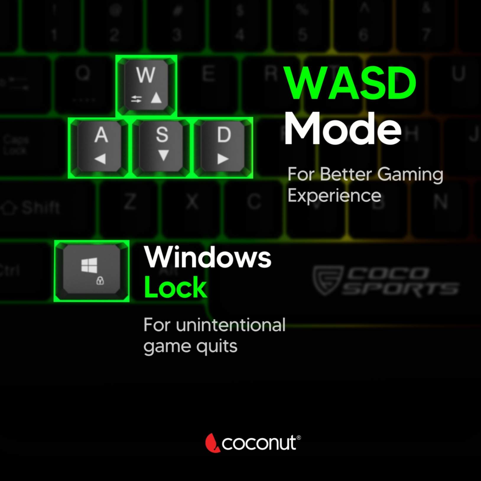 Fury Gaming Keyboard and Mouse Combo with Rainbow Backlighting