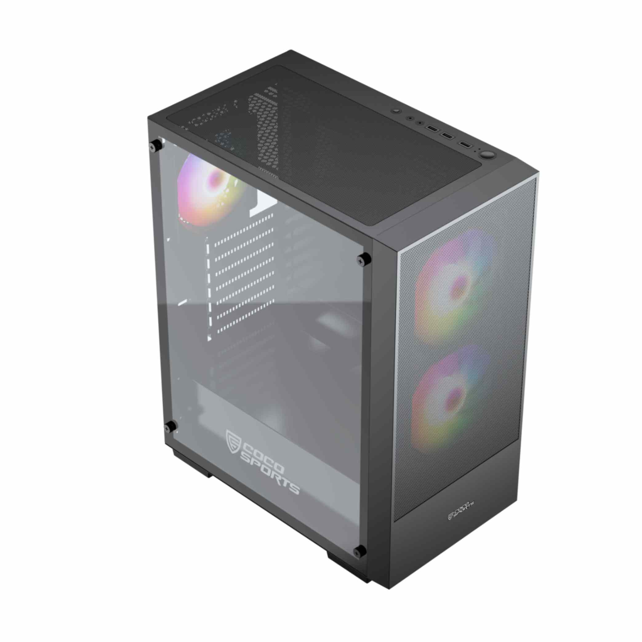 Core 300M Gaming Cabinet, Mid ATX - Black