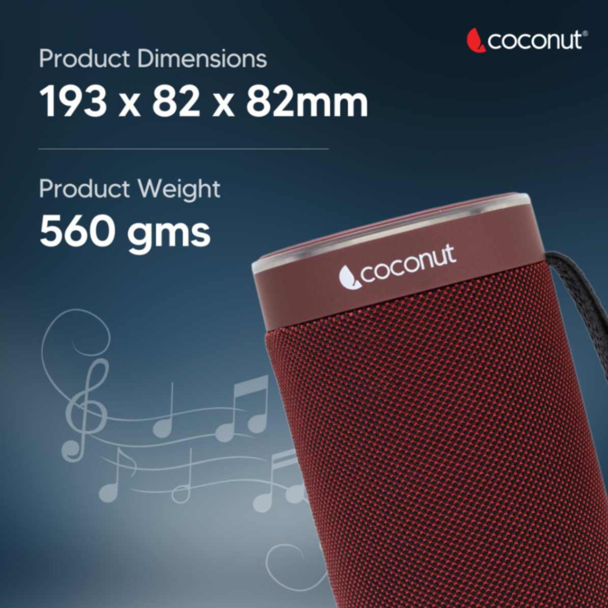 Elvis 8W Bluetooth speaker with RGB lights, portable, Bluetooth 5.1