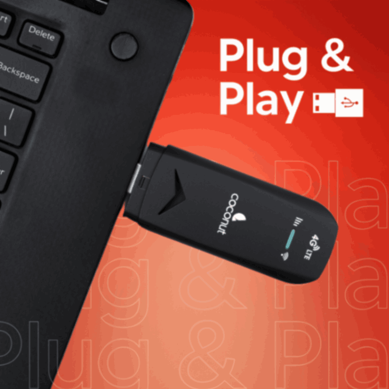 Konnect 4G Dongle - Dual Band, Compatible with All SIM Cards