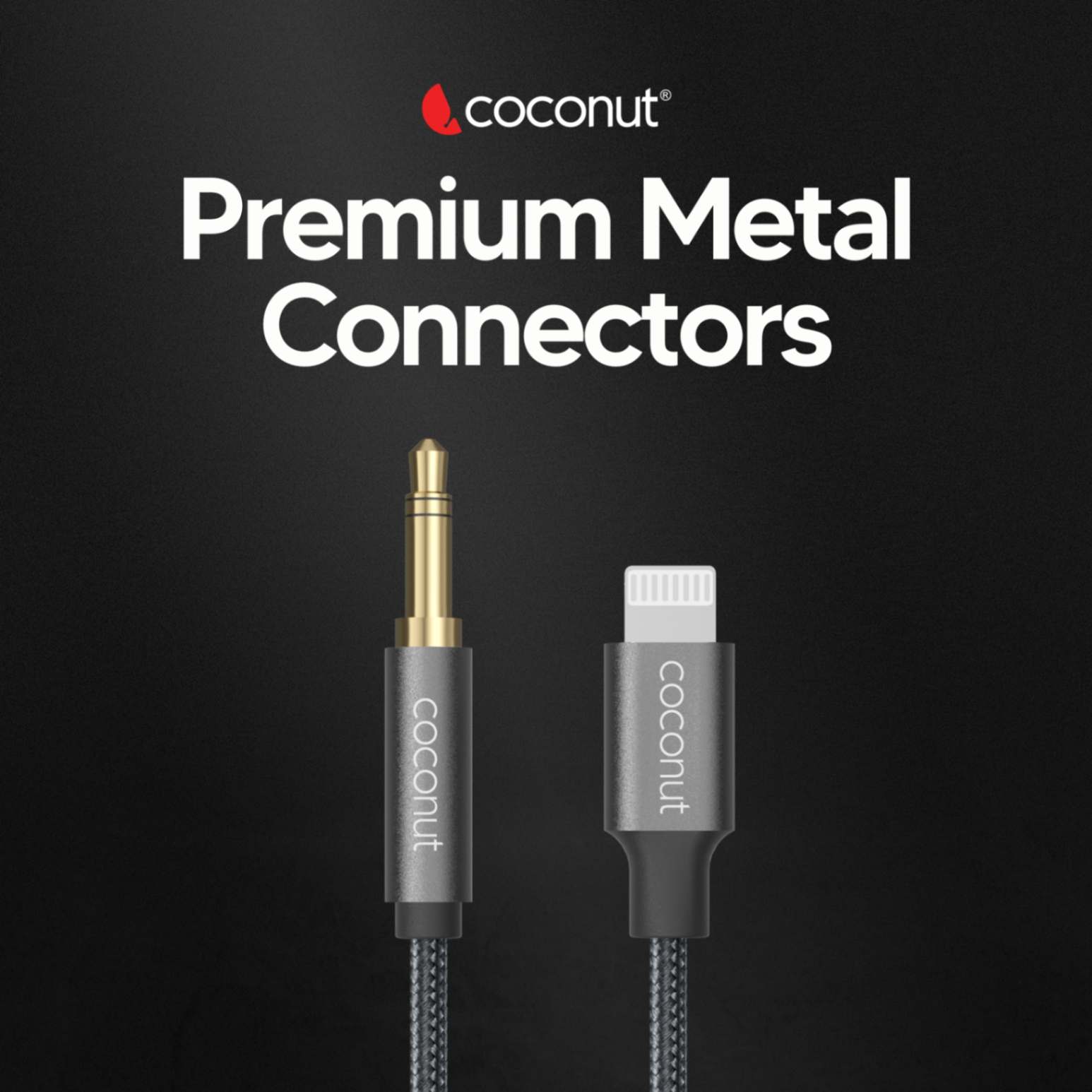 AX12 Lightning to 3.5mm AUX Audio 1M Cable for devices