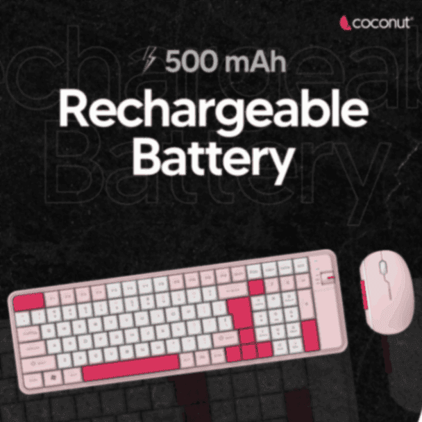 Diamond rechargeable wireless combo: 100 keys, 6D mouse, rugged design