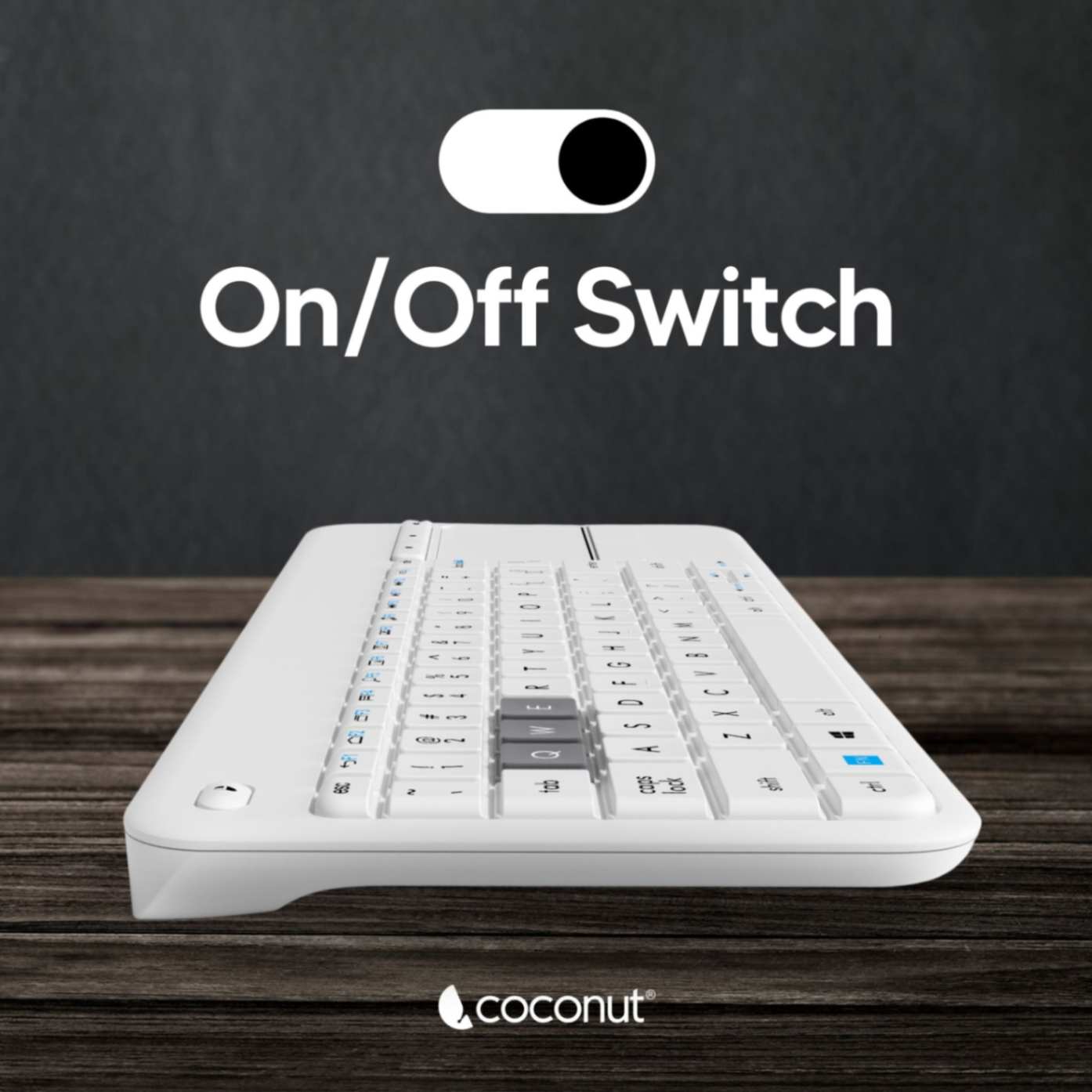 Bravo 3 Wireless Keyboard with Touchpad, 84 Keys, Dual Connectivity