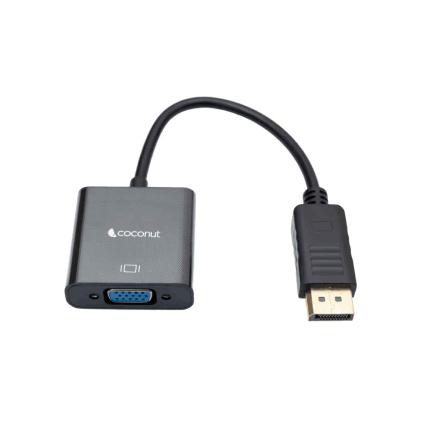 DisplayPort to VGA adapter for connecting devices to monitors