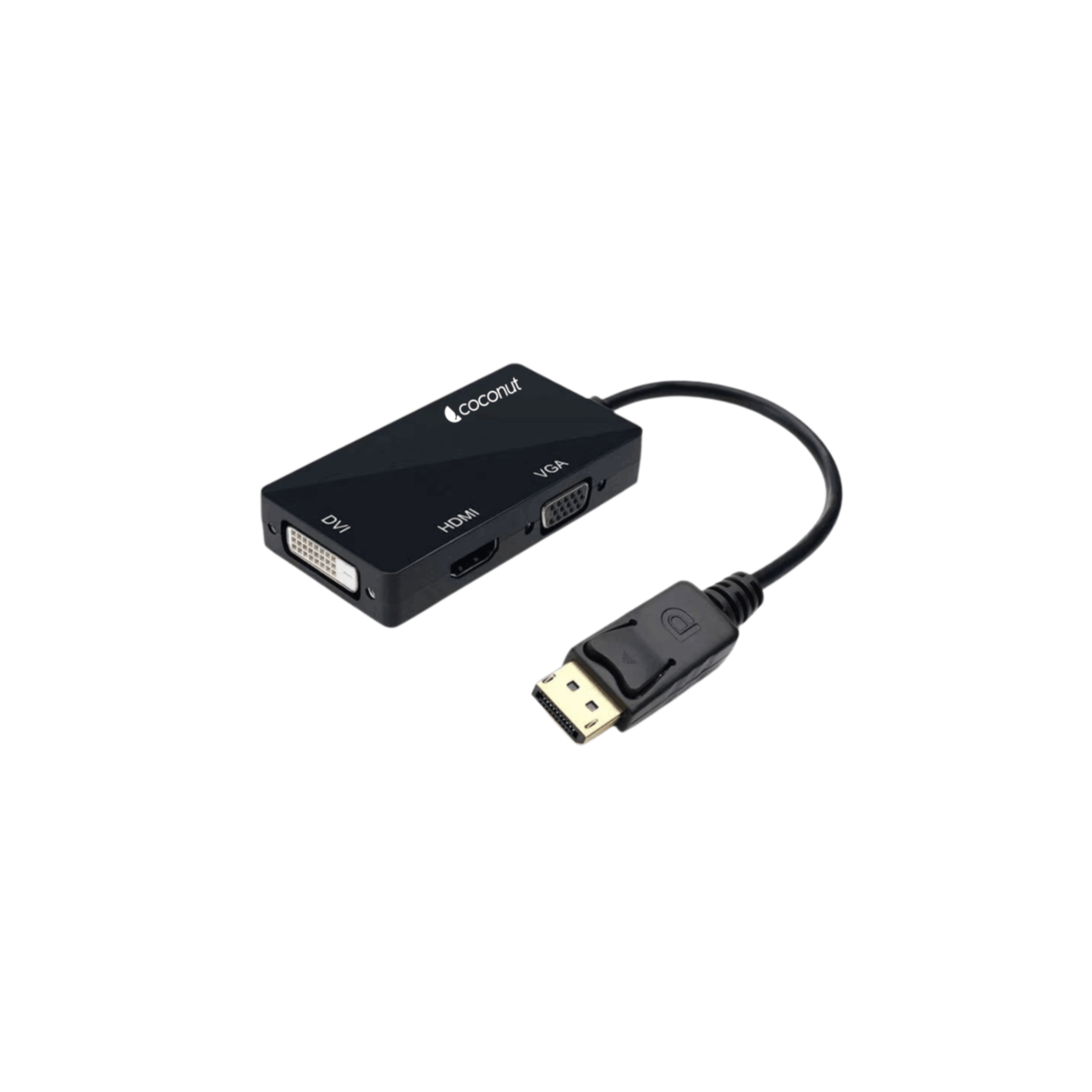 DisplayPort to HDMI, VGA, DVI Converter, Male to Female Adapter