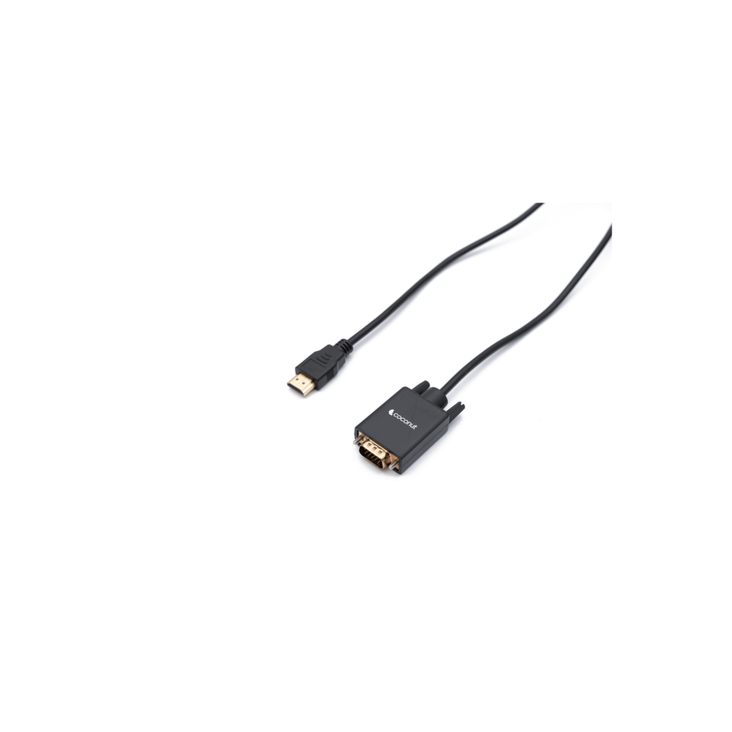 -meter HDMI to VGA cable for video and audio signal conversion