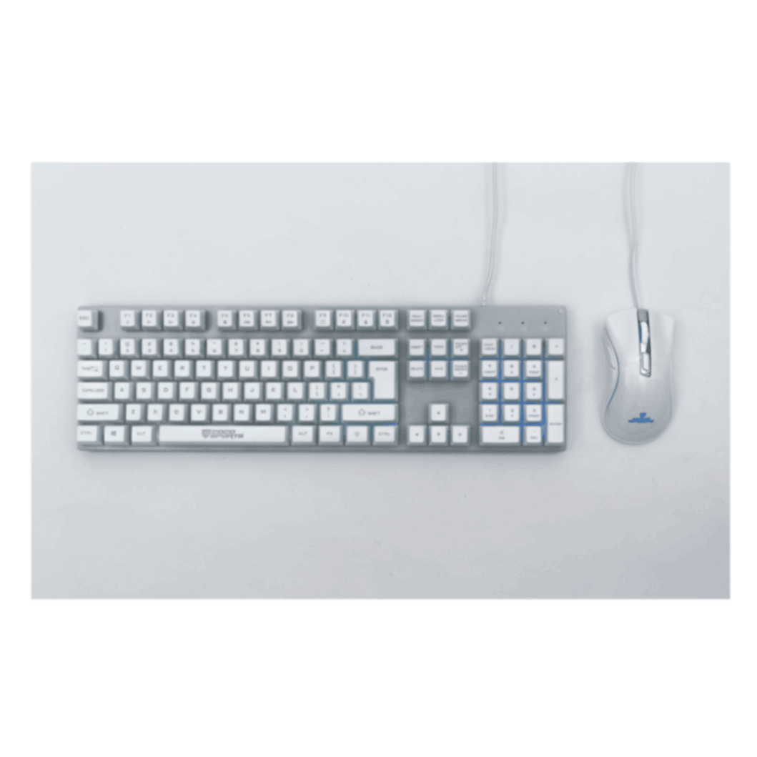 Krux Gaming Wired Keyboard Mouse Combo,104 Keys, Rainbow Backlighting, 1 Year Warranty