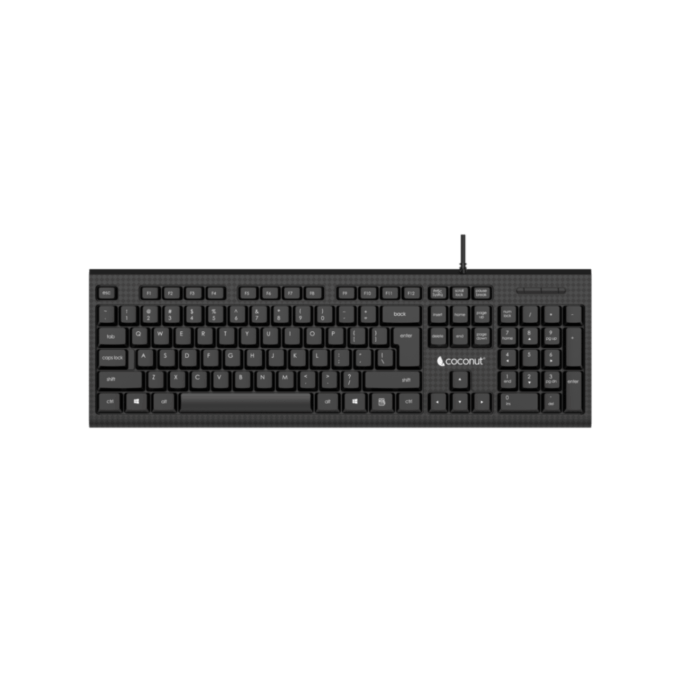 K23 Lemon Wired USB Keyboard with sleek design and functional keys