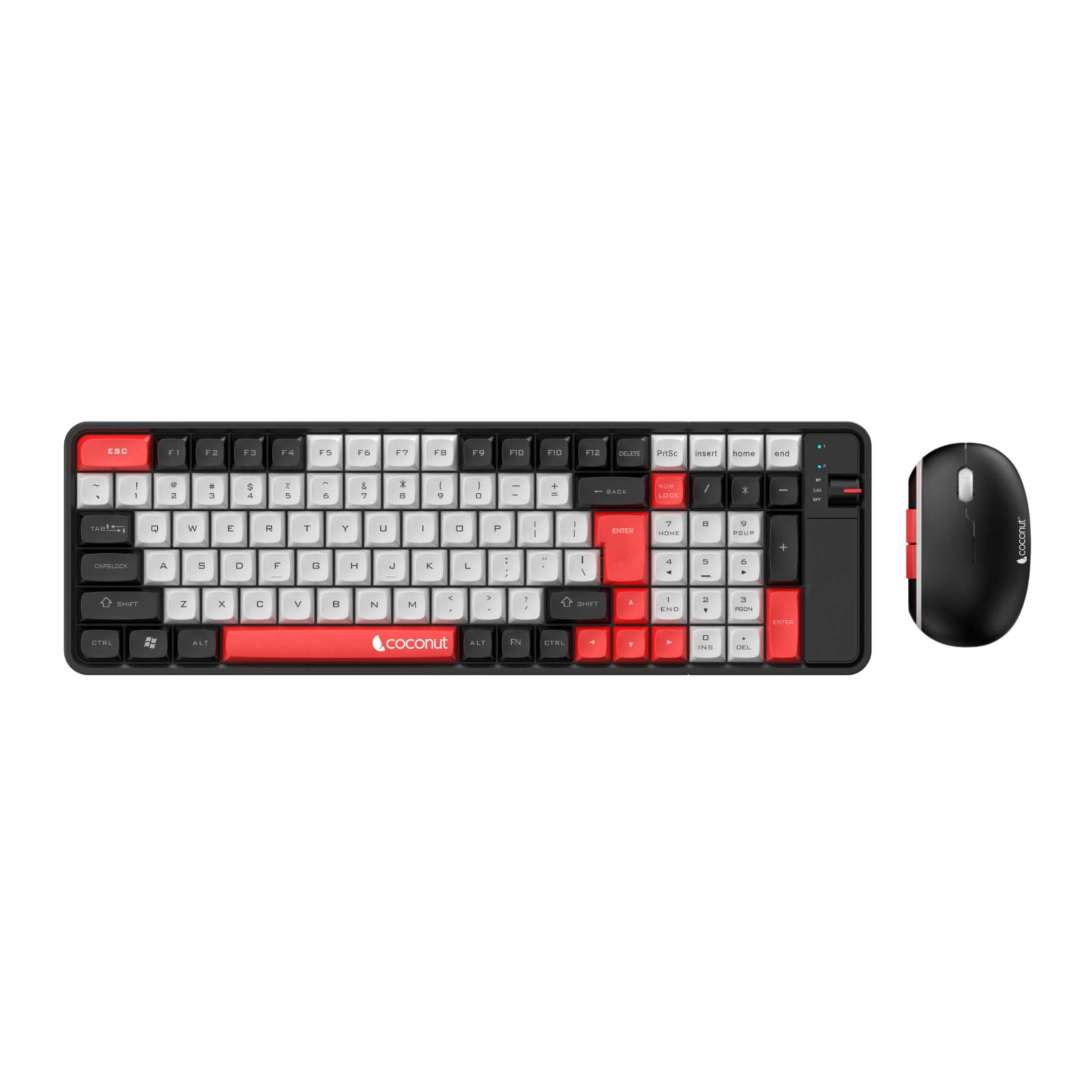 Diamond rechargeable wireless combo: 100 keys, 6D mouse, rugged design