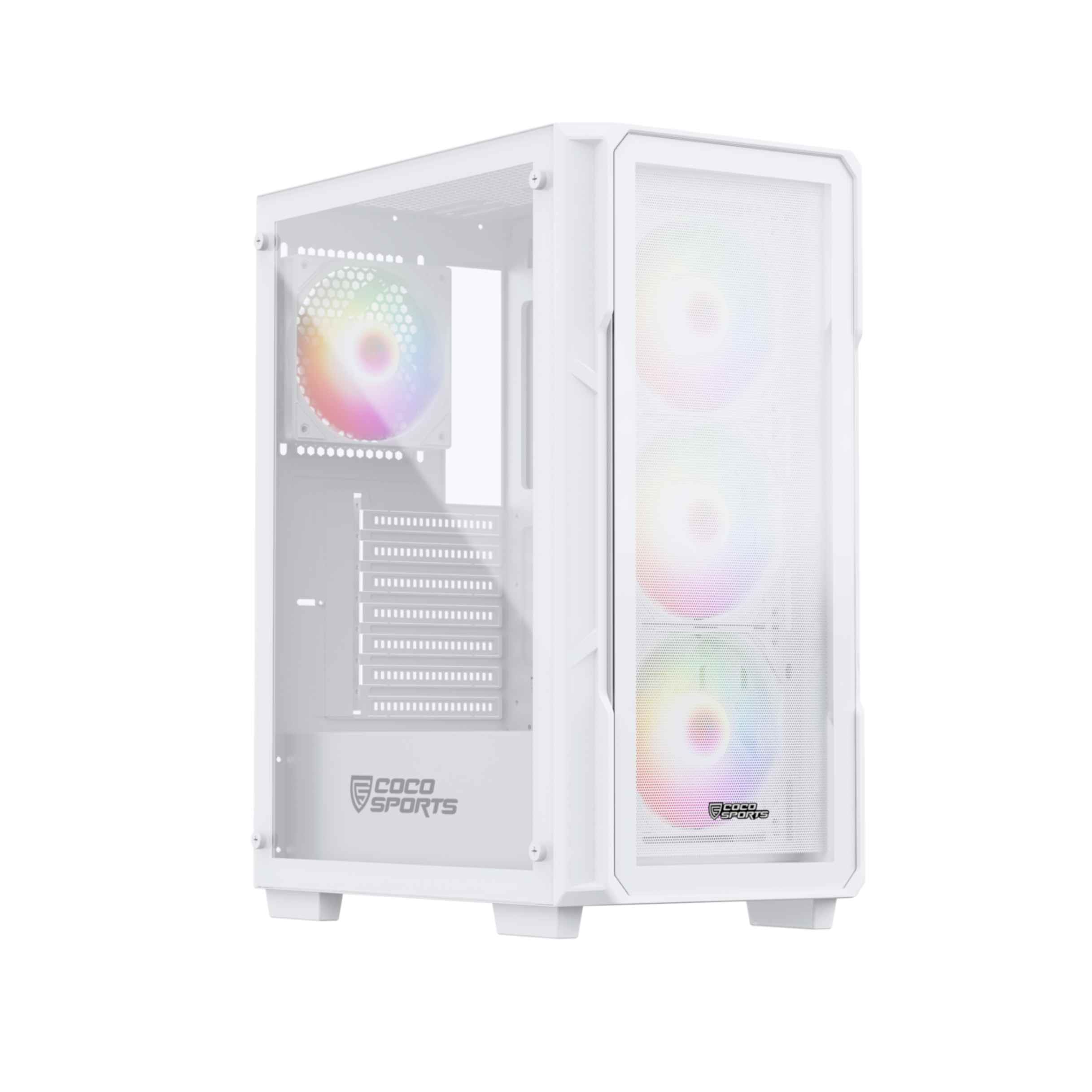 Core 200M Gaming Cabinet, Mid ATX - White