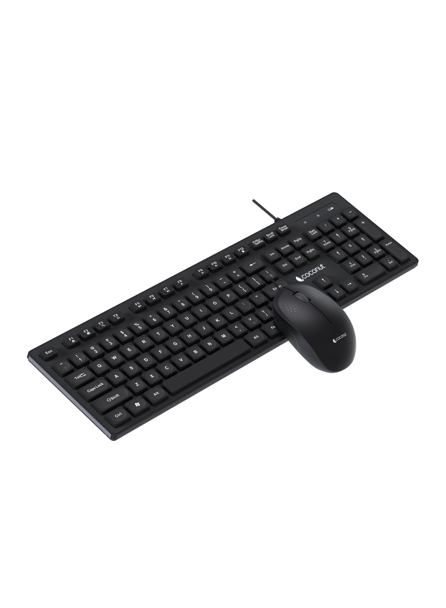 Full-sized Mango Wired Keyboard and Mouse Combo for efficient typing