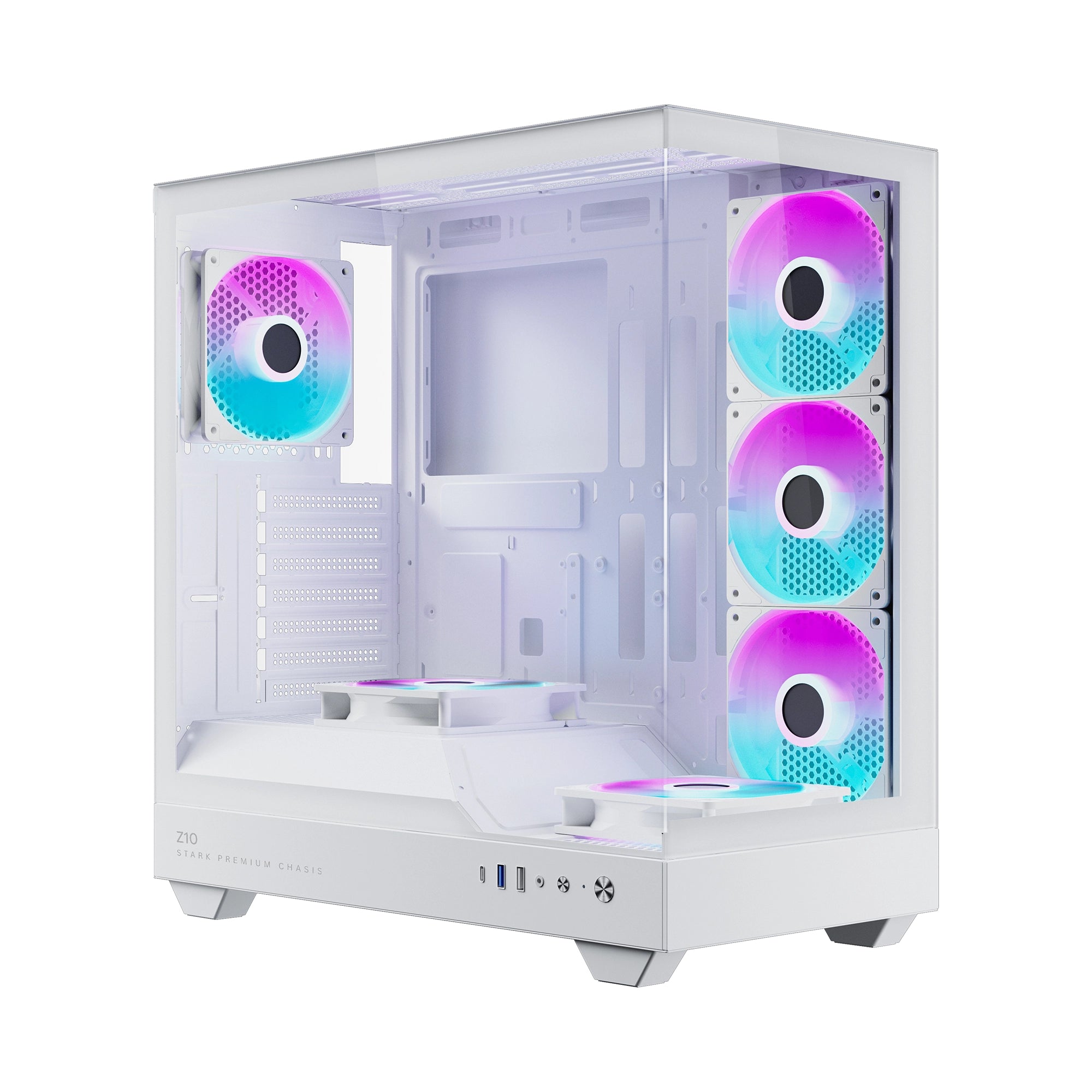 STARK Z10 | Premium Gaming Cabinet | 6 Pre-Loaded ARGB Fans