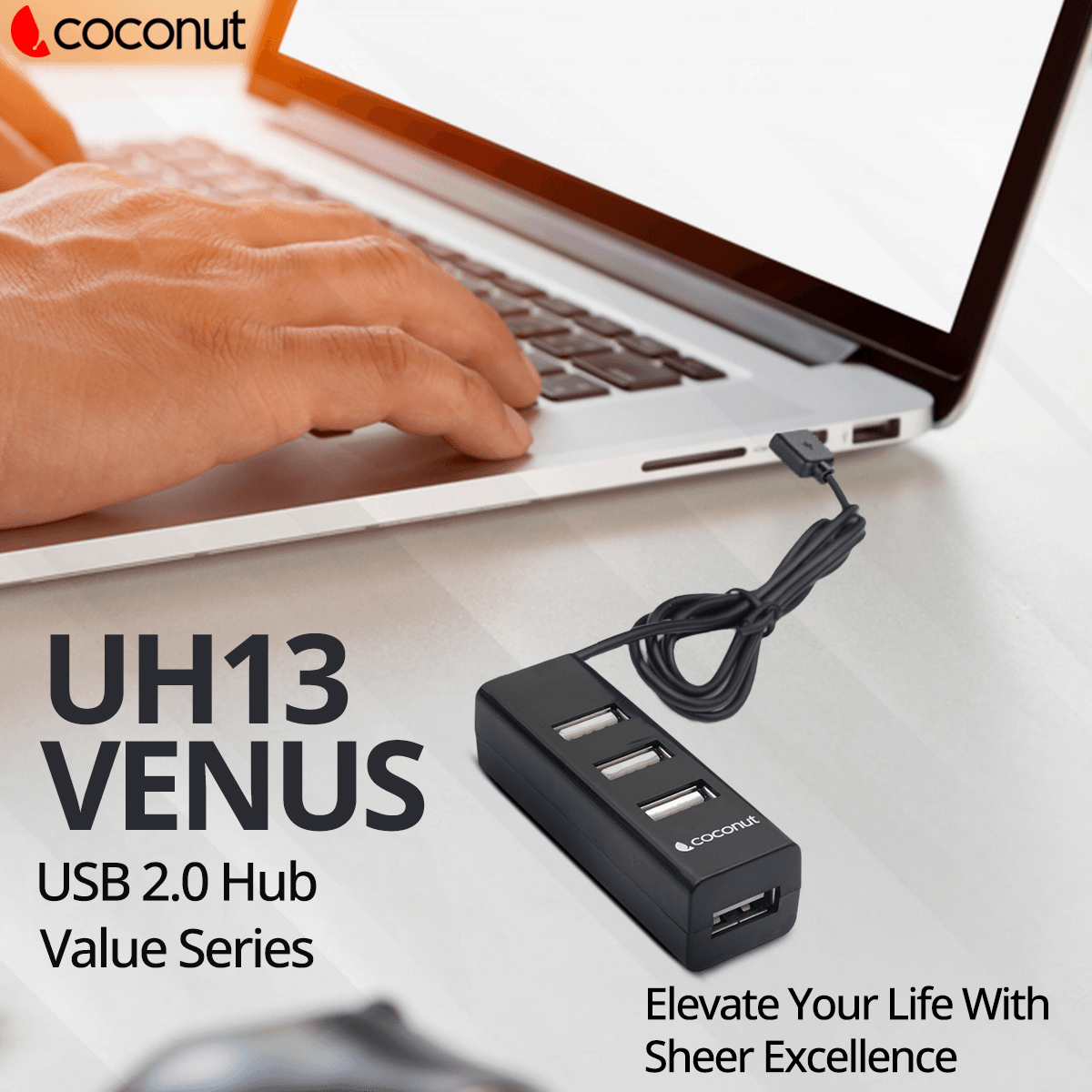 UH13 Venus 4 Port USB Hub