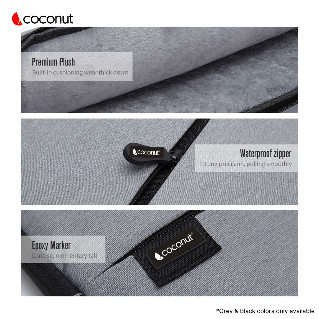 A sleek Troy laptop sleeve in a modern, stylish design