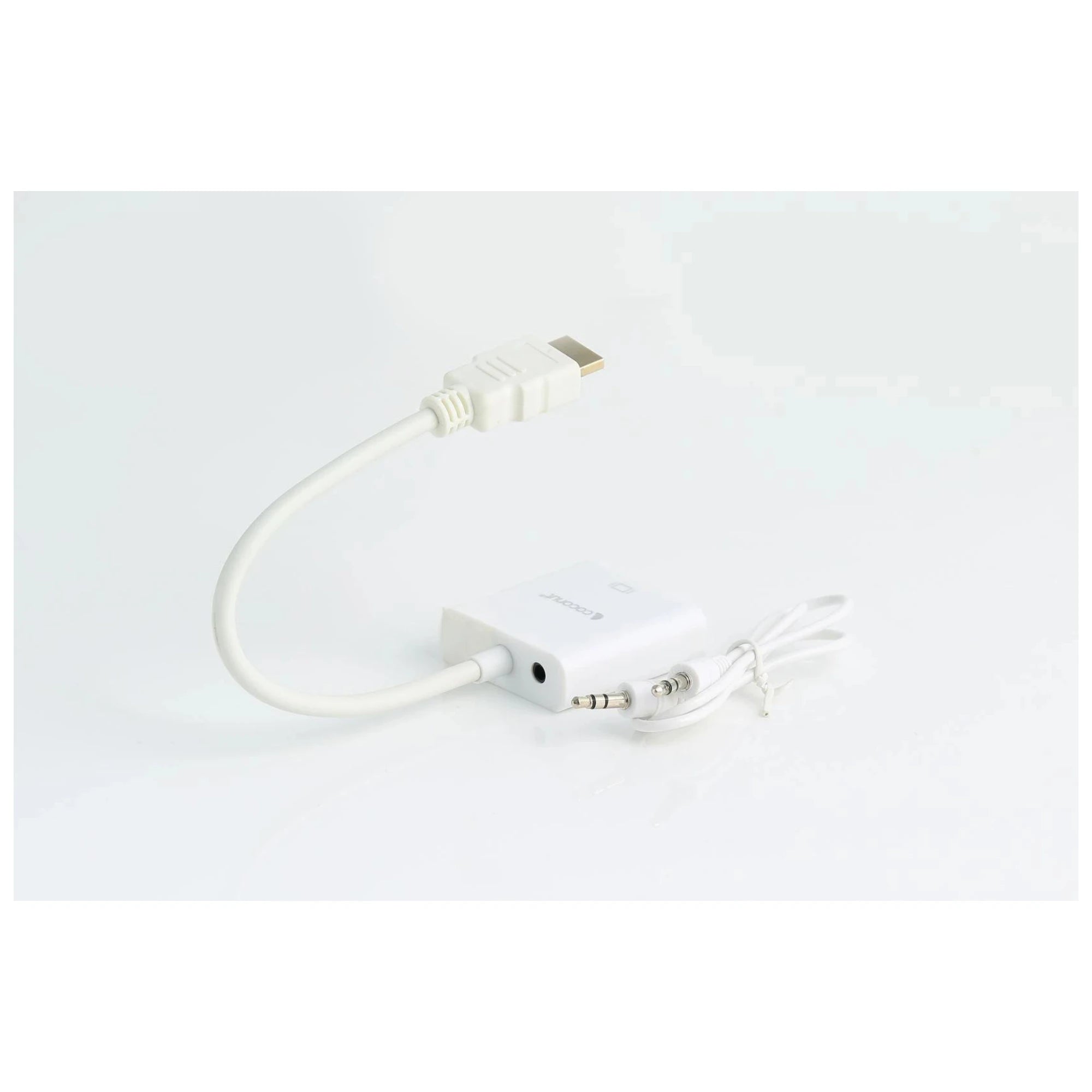 HDMI to VGA adapter with audio support for connecting devices