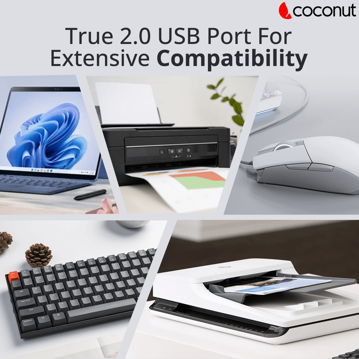 UH13 Venus 4-Port USB Hub with sleek design and compact build