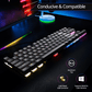 K12 Orion 2.0 TKL Mechanical Gaming Keyboard, True Red Outemu Switches