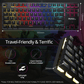 K12 Orion 2.0 TKL Mechanical Gaming Keyboard, True Red Outemu Switches