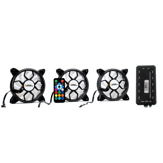 F2 Addressable RGB 120mm aRGB Fan 3 in 1 with Remote