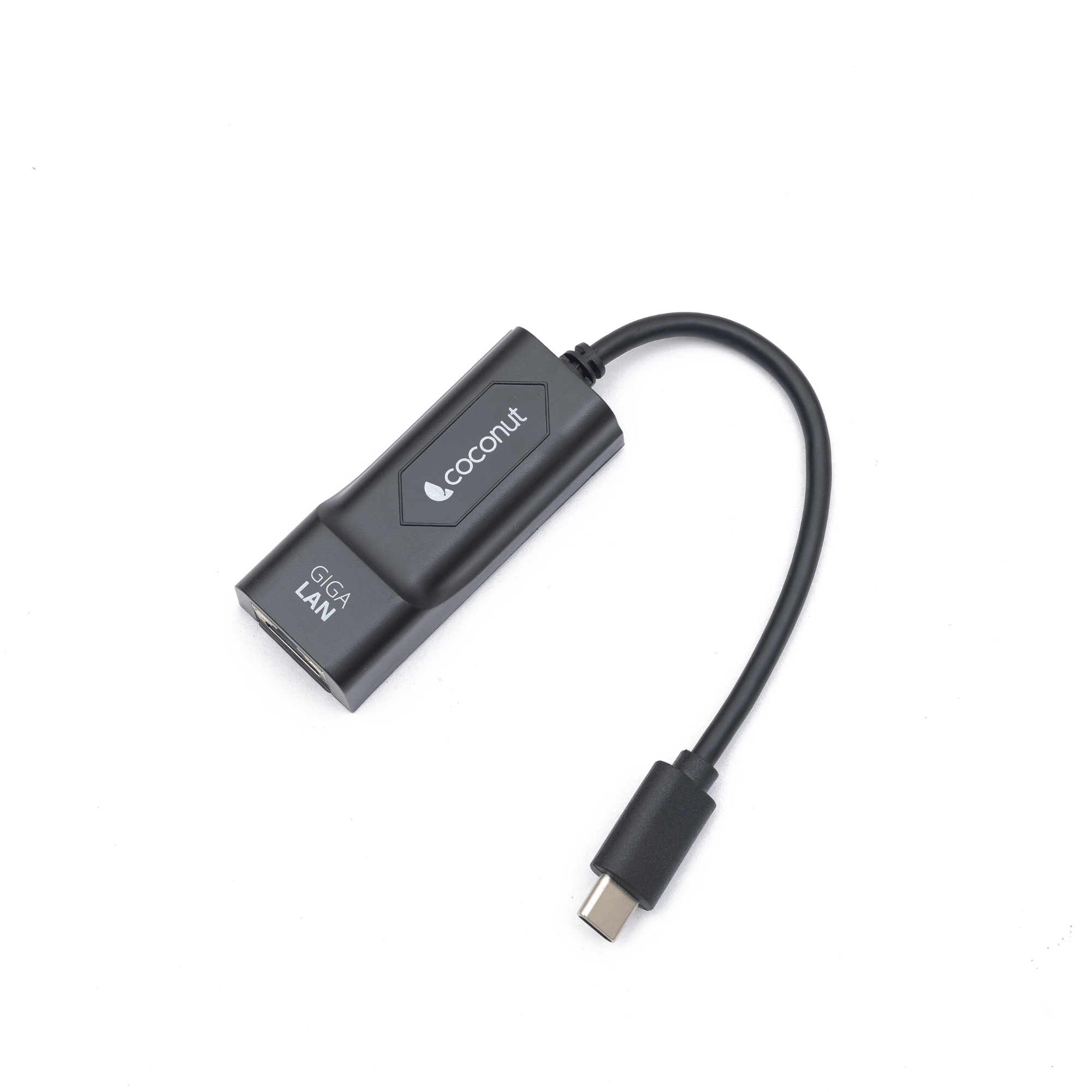 GLP02 Type C to Giga LAN adapter, plastic body, RJ45, 1000Mbps