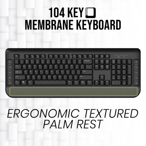 Marvel Wireless Keyboard and Mouse Combo with sleek design and features