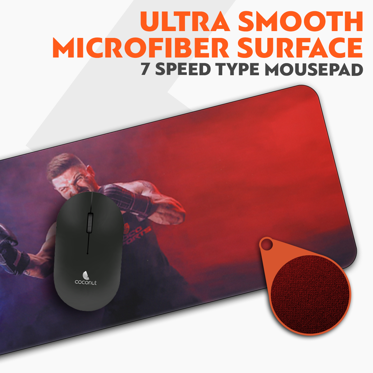 MP02 Printed Mouse Pad, 90x40 cm - Stylish and spacious desk mat