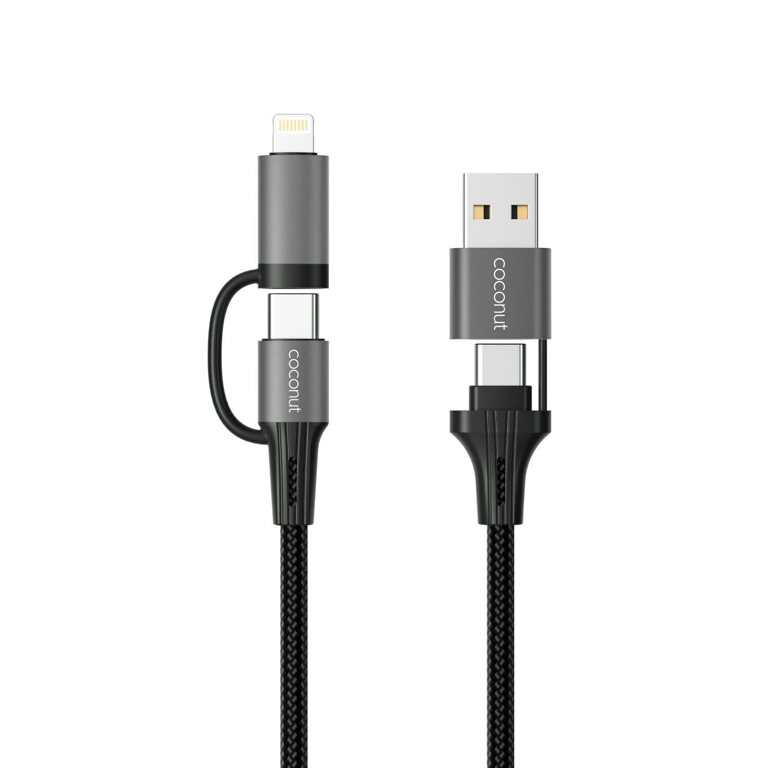 1M C21 4-in-1 Charging Cable for multiple devices