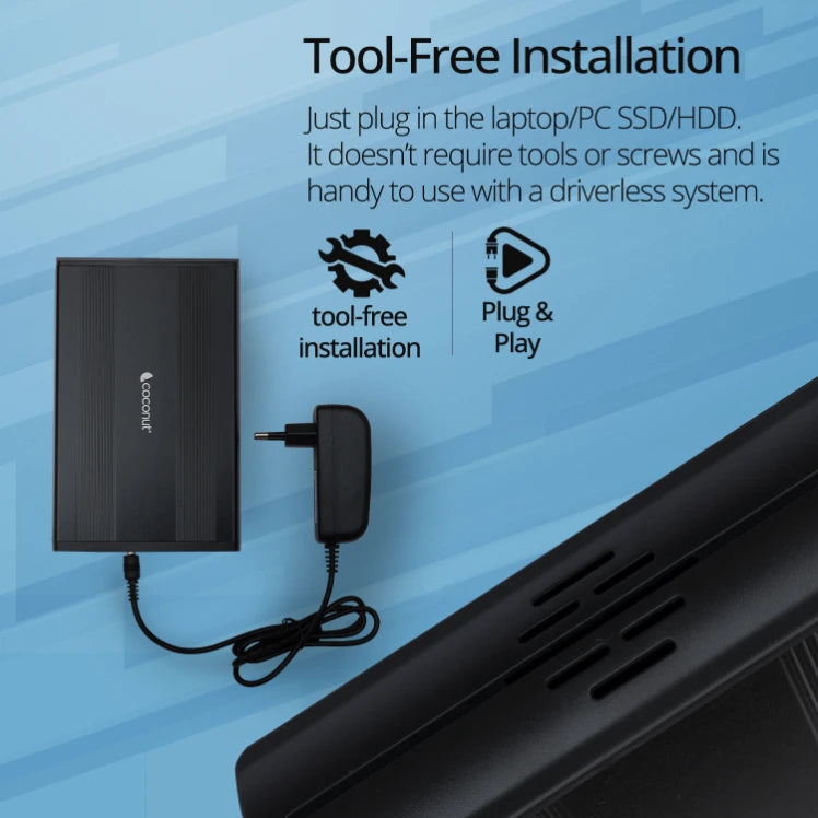 SC04 3.5" Inch SSD/HDD SATA Casing for storage device protection