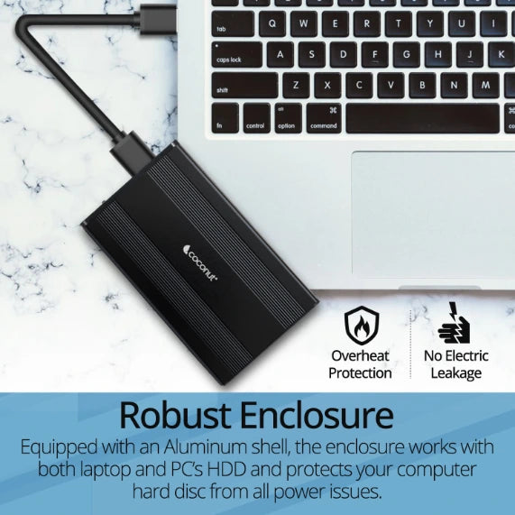 SC04 3.5" Inch SSD/HDD SATA Casing for storage device protection