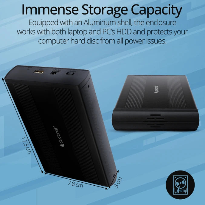 SC04 3.5" Inch SSD/HDD SATA Casing for storage device protection