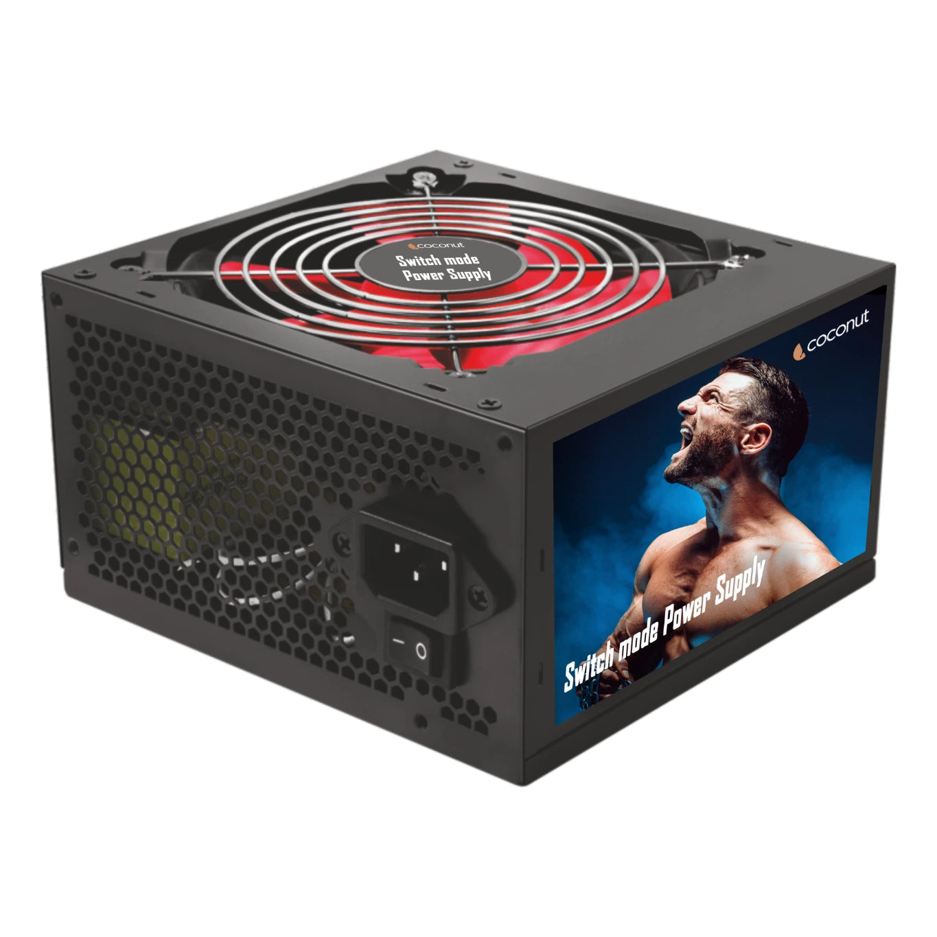 Compact SM55 SMPS unit with sleek design and efficient power output