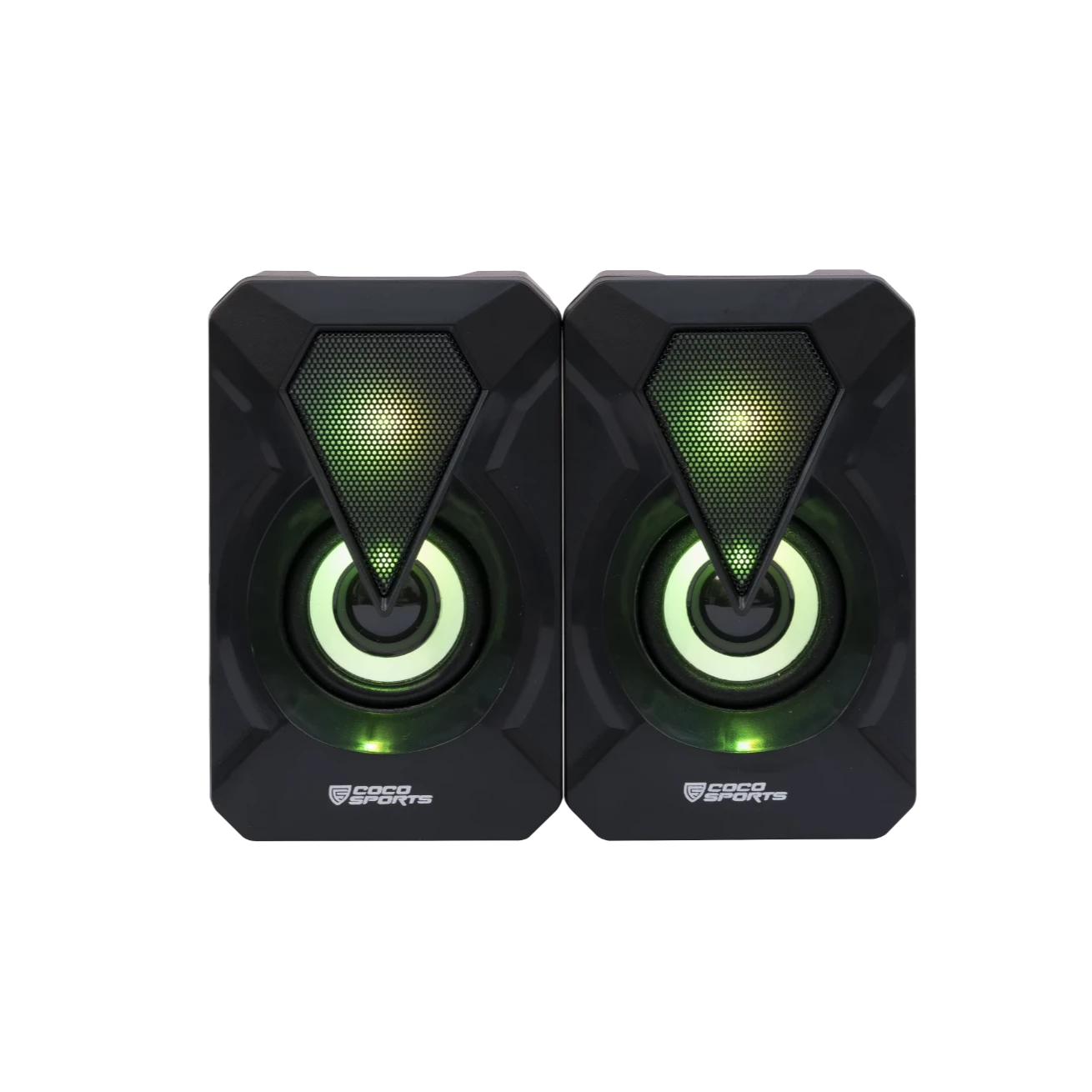 US04 Jazz USB RGB Speakers with vibrant lights for laptops & PCs