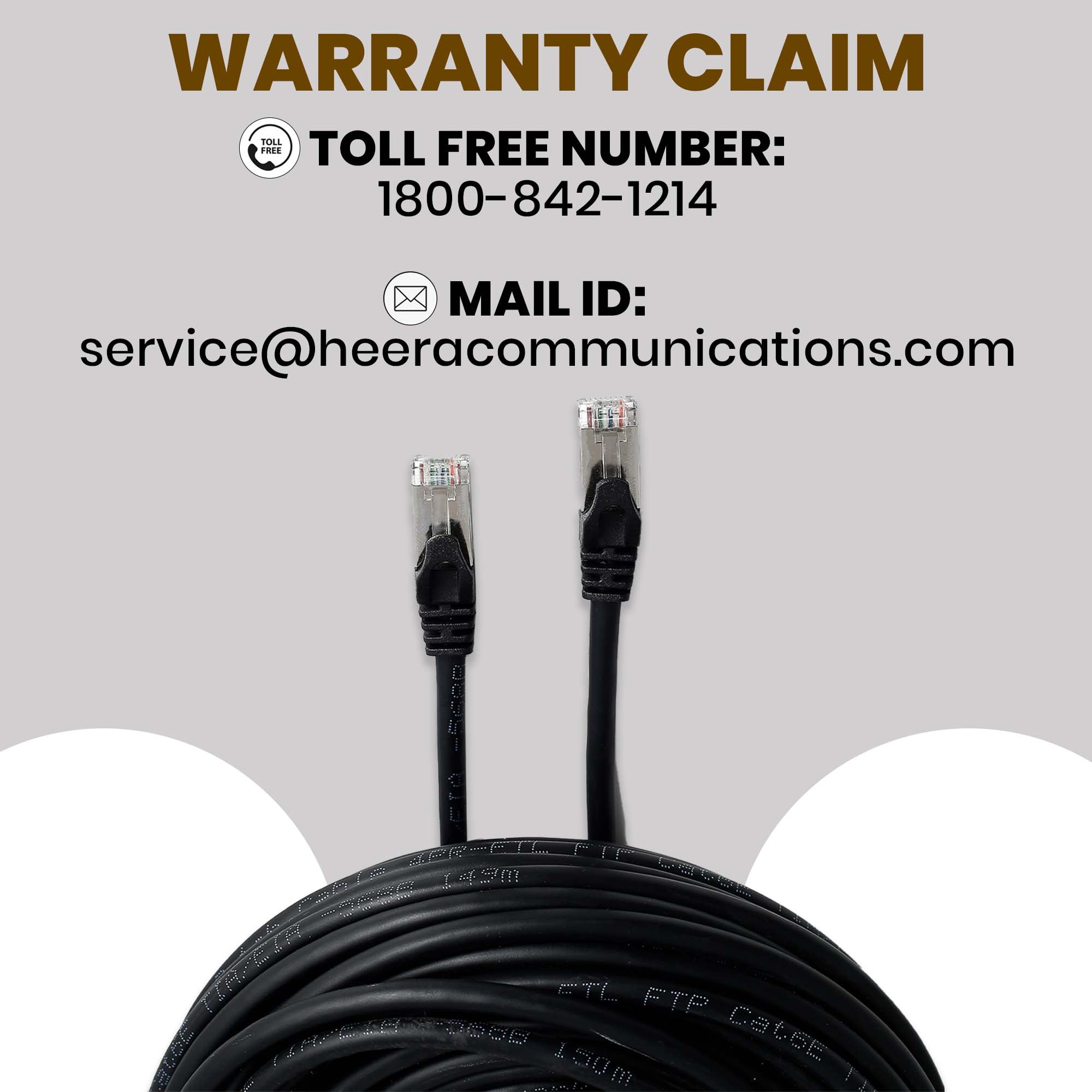 Cat6 LAN patch cable for high-speed network connections