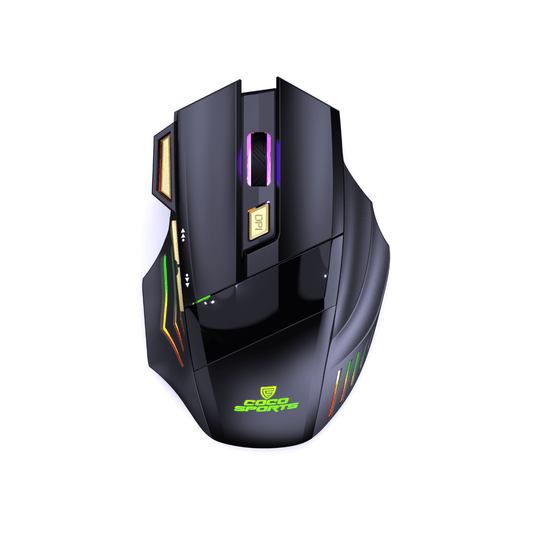 WM22 Gold Wireless Gaming Mouse, Rechargeable, Ergonomic