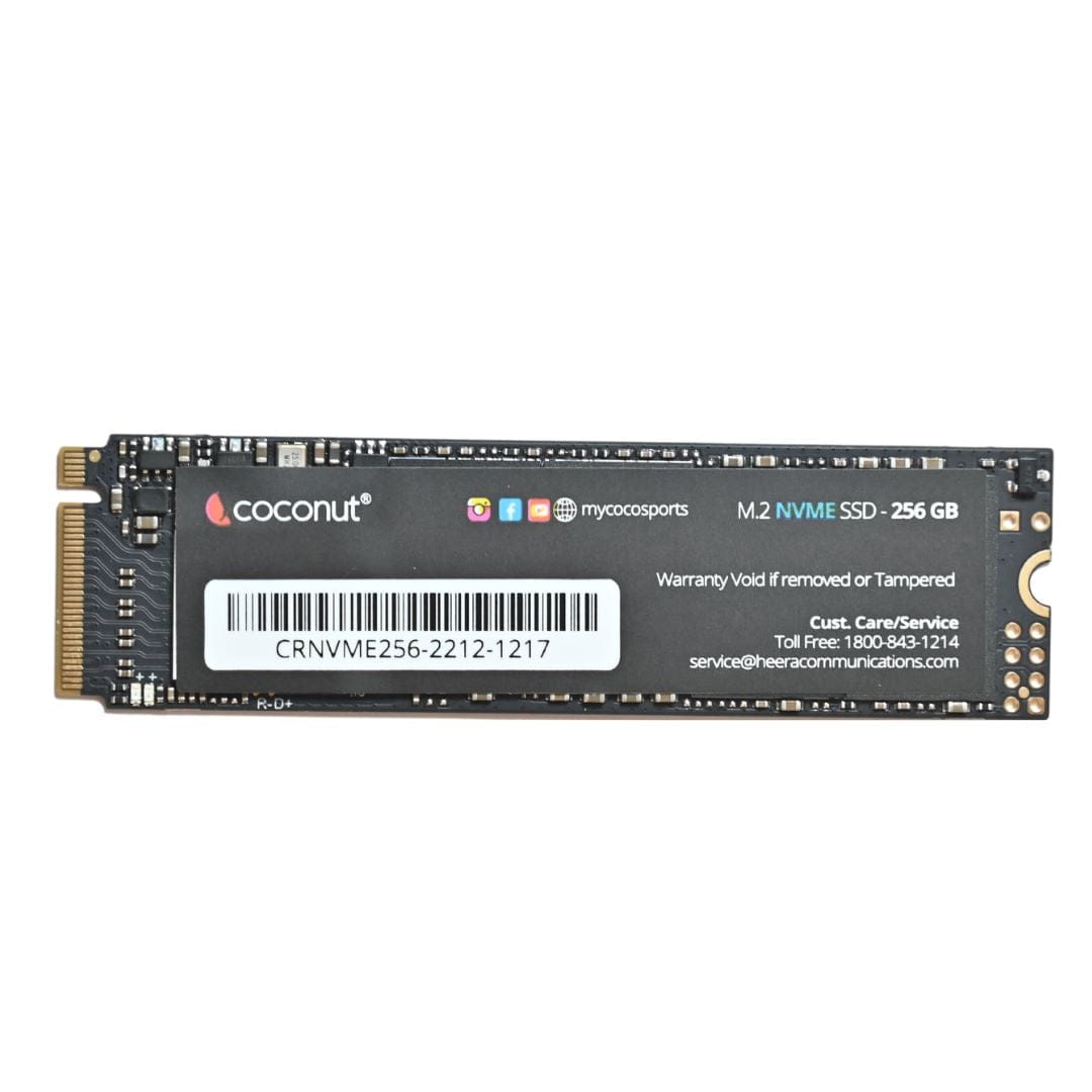 256GB NVMe PCIe SSD (2280) for fast data storage